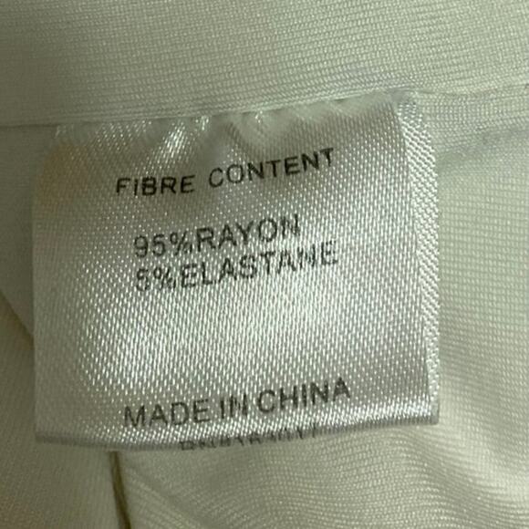 Princess Polly White Long Sleeve One Shoulder Drape Ruched Blouse Top Size 10 - Picture 4 of 4